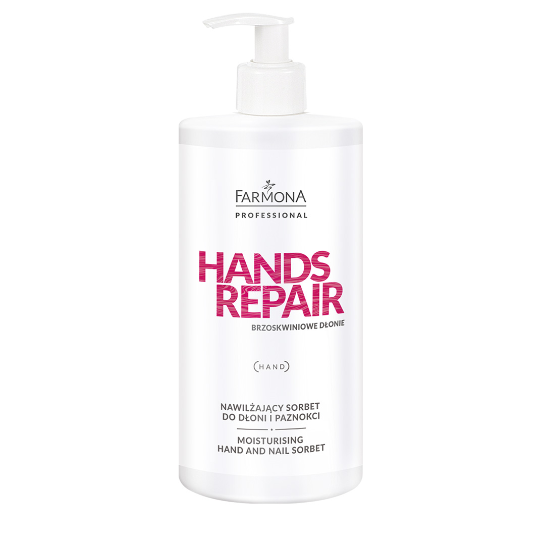 HANDS REPAIR hidratáló sorbét kézeknek és körmöknek 500 ml